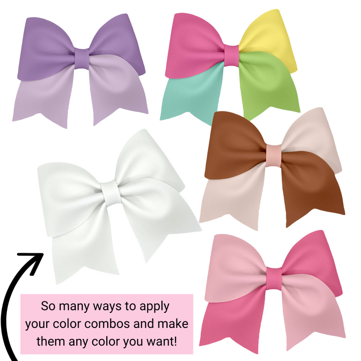 Design Your Twirl Faux Leather DIY Hair Bows