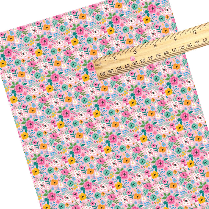 Aria Floral Faux Leather Sheets