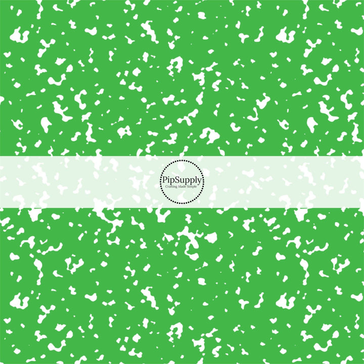 Bright Green Composition Fabric By The Yard