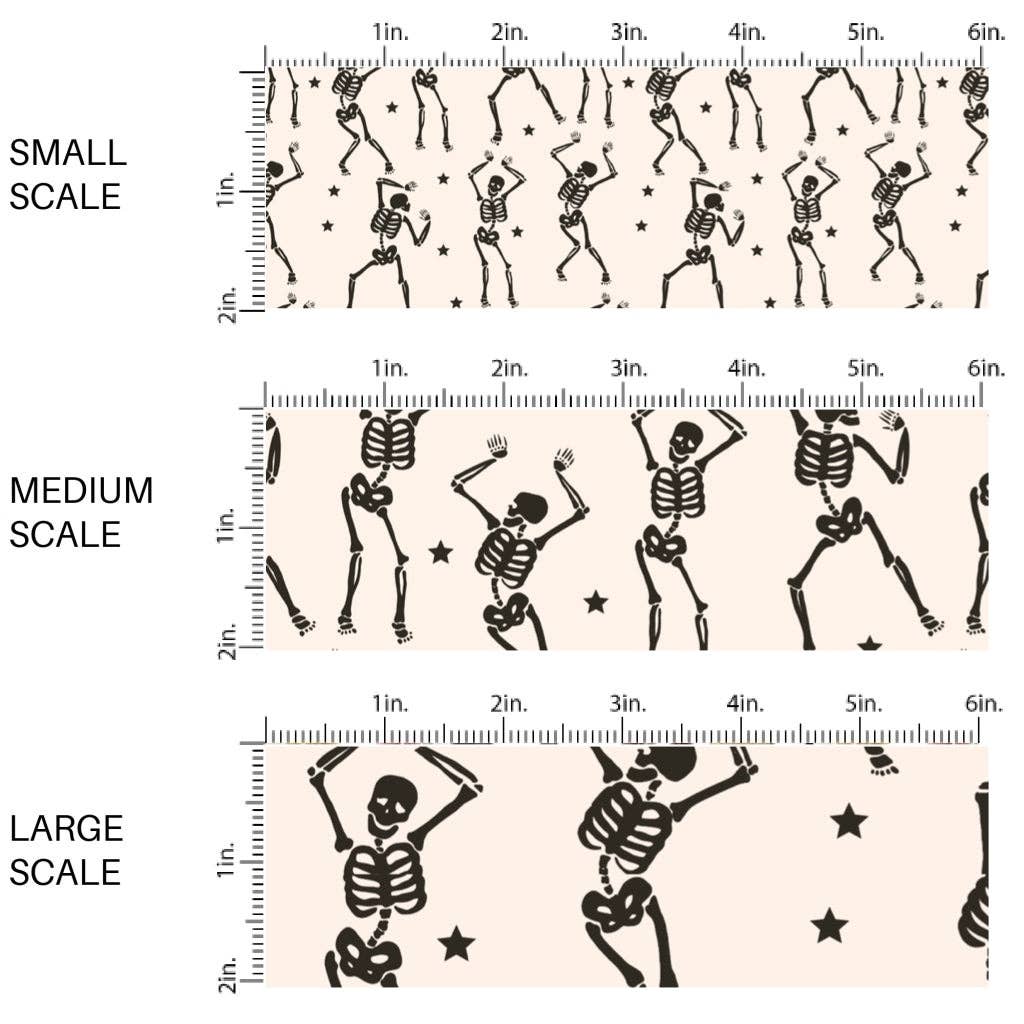 Dancing Skelly Fabric By The Yard