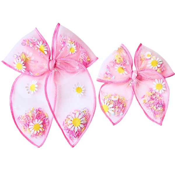 Pure Sunshine Shaker SAILOR  Hair Bow w/ Clip