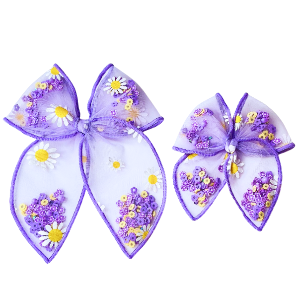 Pure Sunshine Shaker SAILOR  Hair Bow w/ Clip