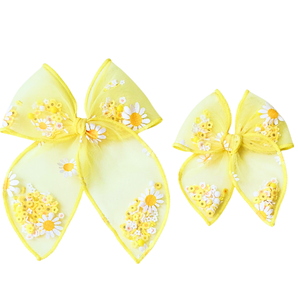 Pure Sunshine Shaker SAILOR  Hair Bow w/ Clip
