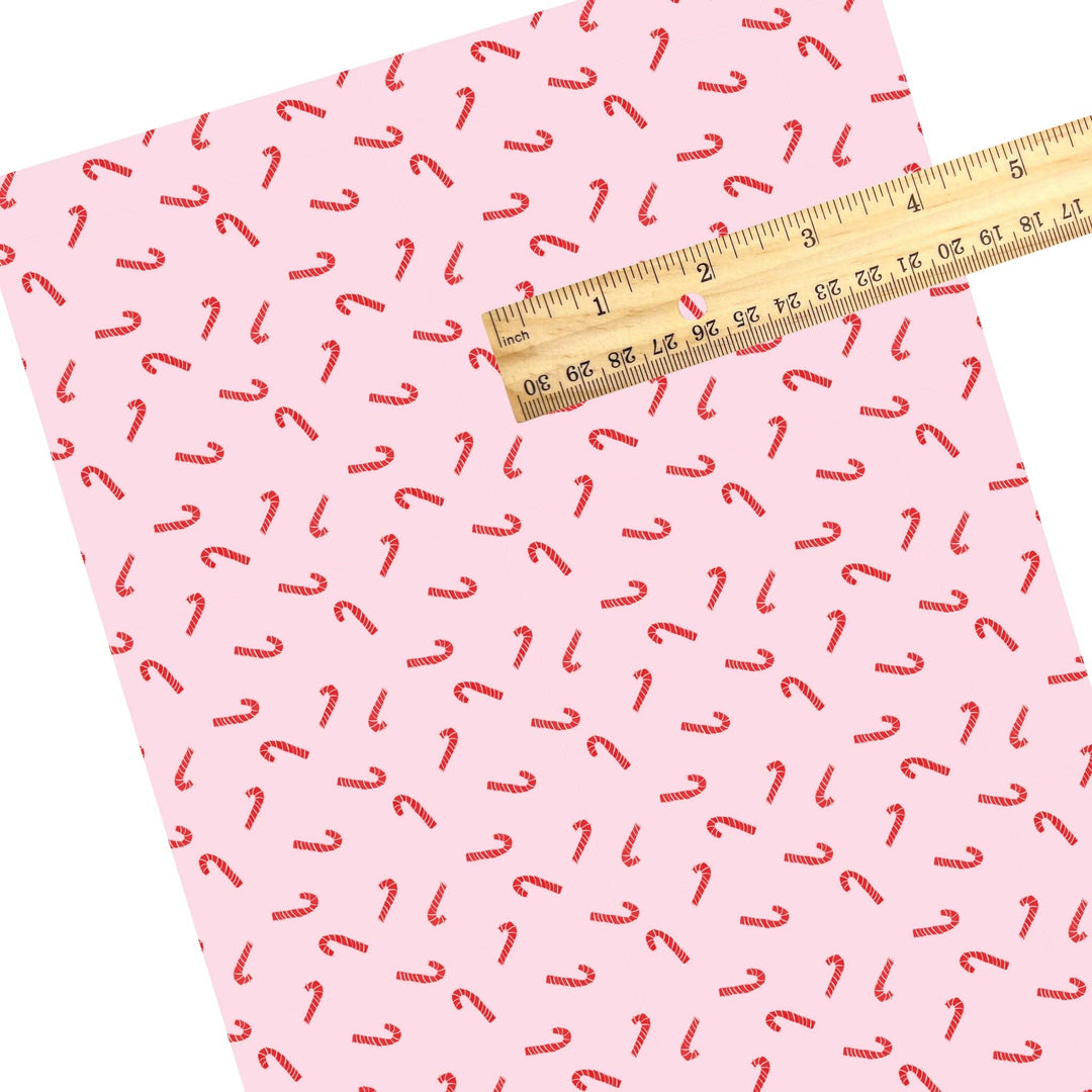 Peppermint Candy Pink Faux Leather Sheets