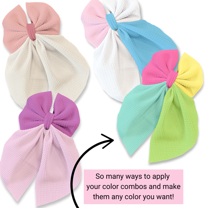 Design Your Flowy Sailor Fabric DIY Hair Bows