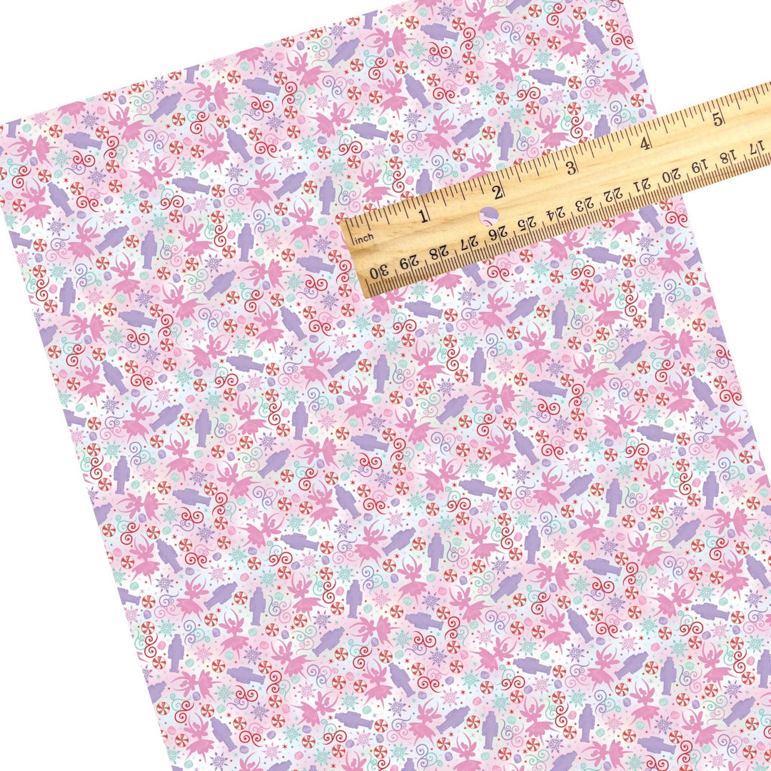 Nutcracker Dance Faux Leather Sheets