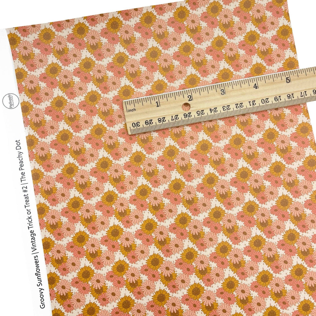 Vintage Trick Or Treat #2 | The Peachy Dot | Faux Leather Sheets