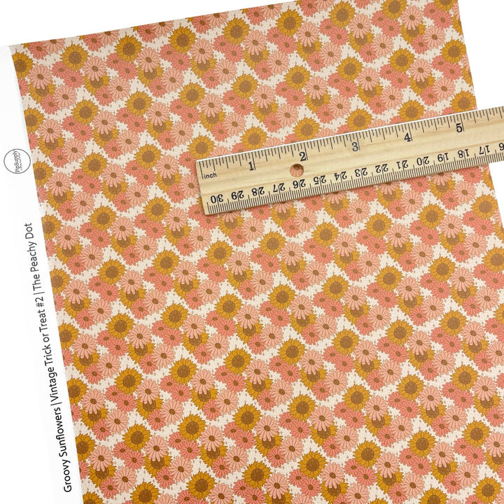 Vintage Trick Or Treat #2 | The Peachy Dot | Faux Leather Sheets
