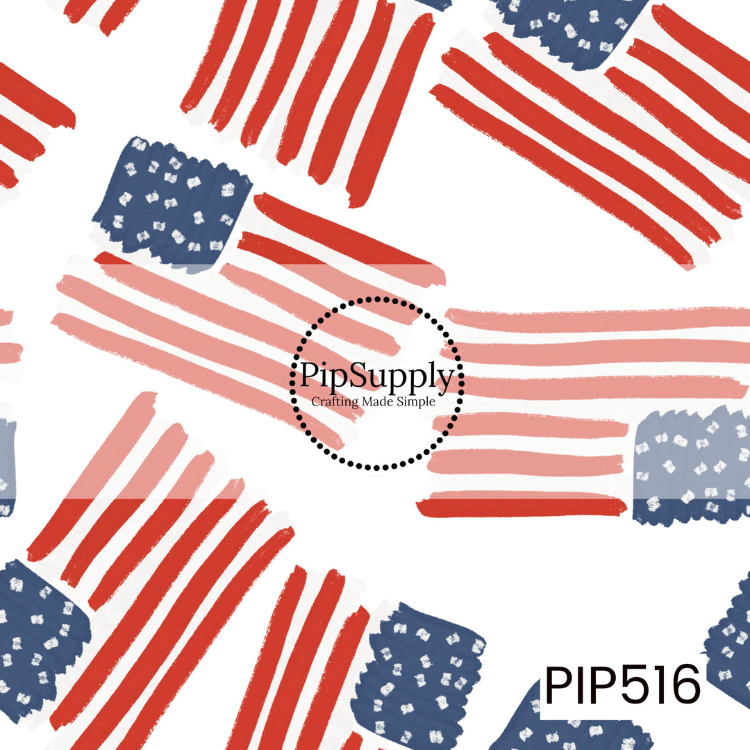 PIP516 - Painted Patriotic Flag