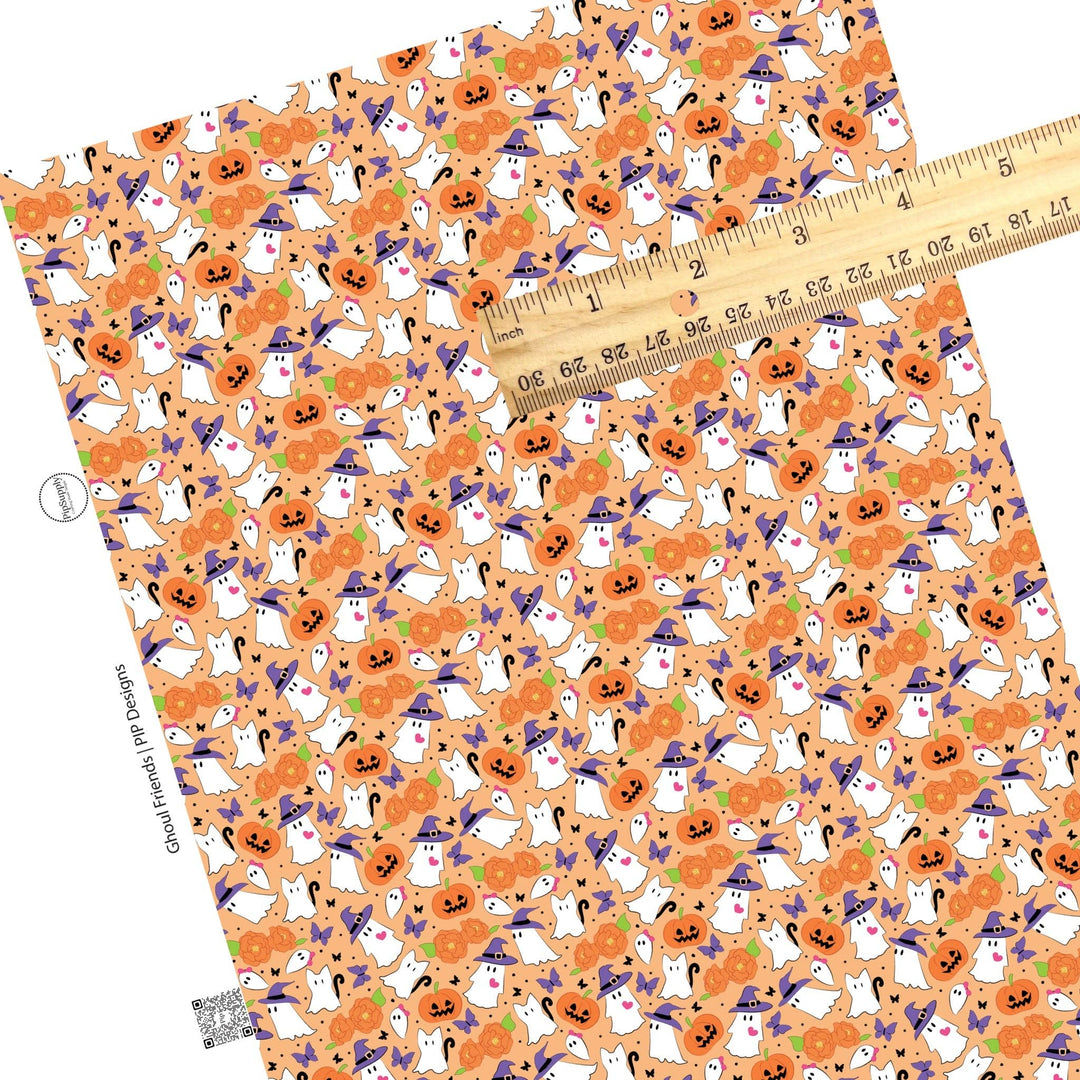 Ghoul Friends Faux Leather Sheets