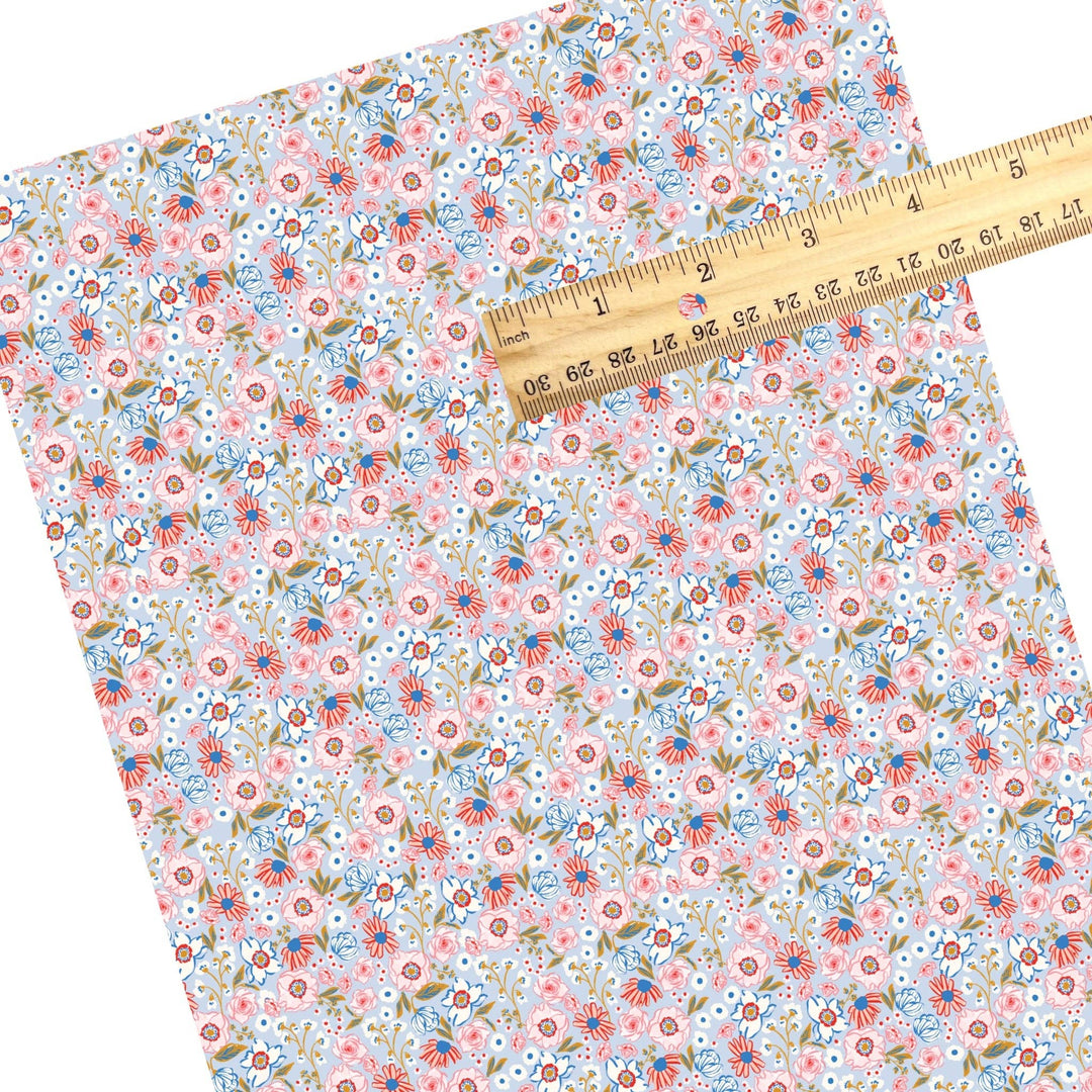 Tybee Floral Faux Leather Sheets