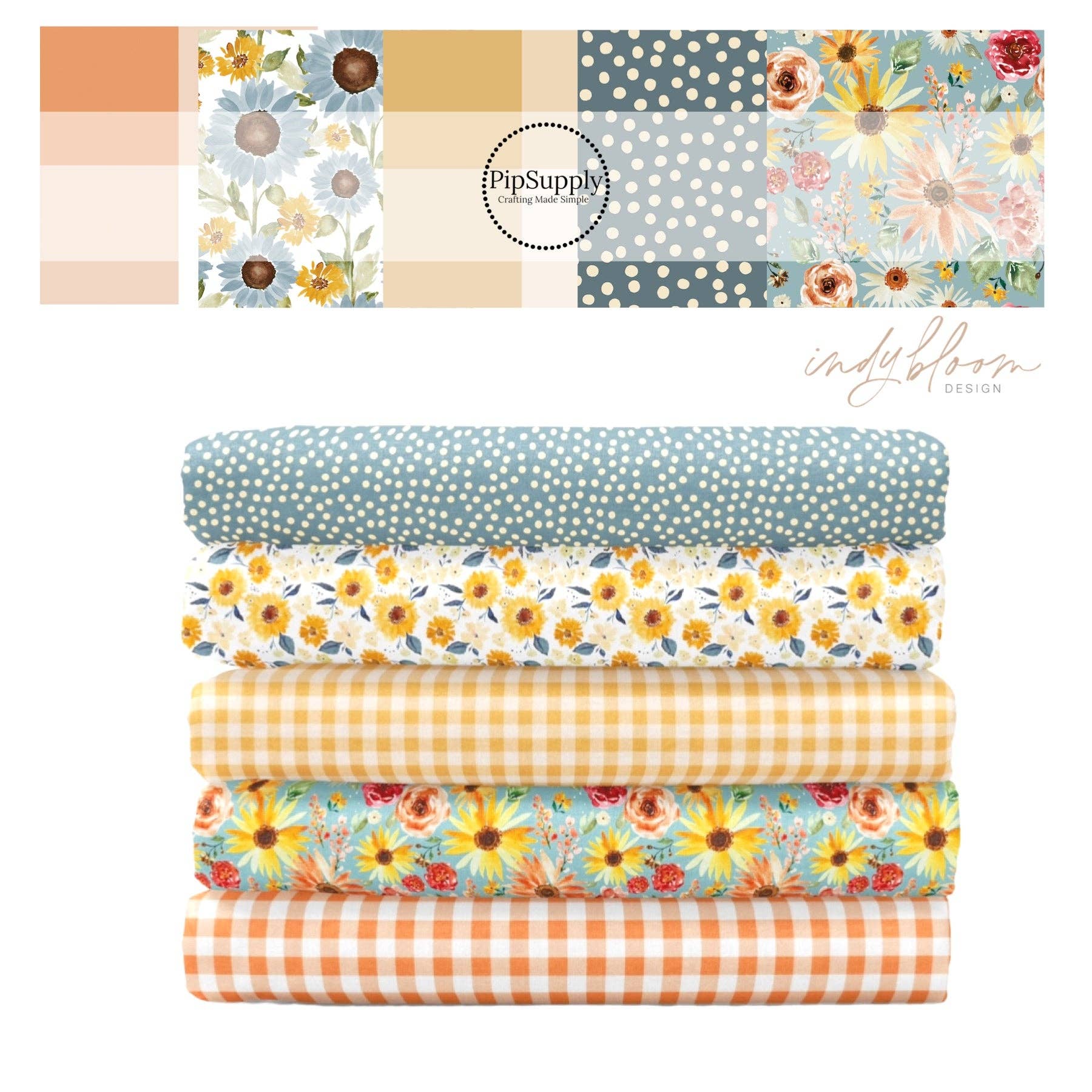 Sunflower | Indy Bloom | Fabric By The Yard – Pip Supply