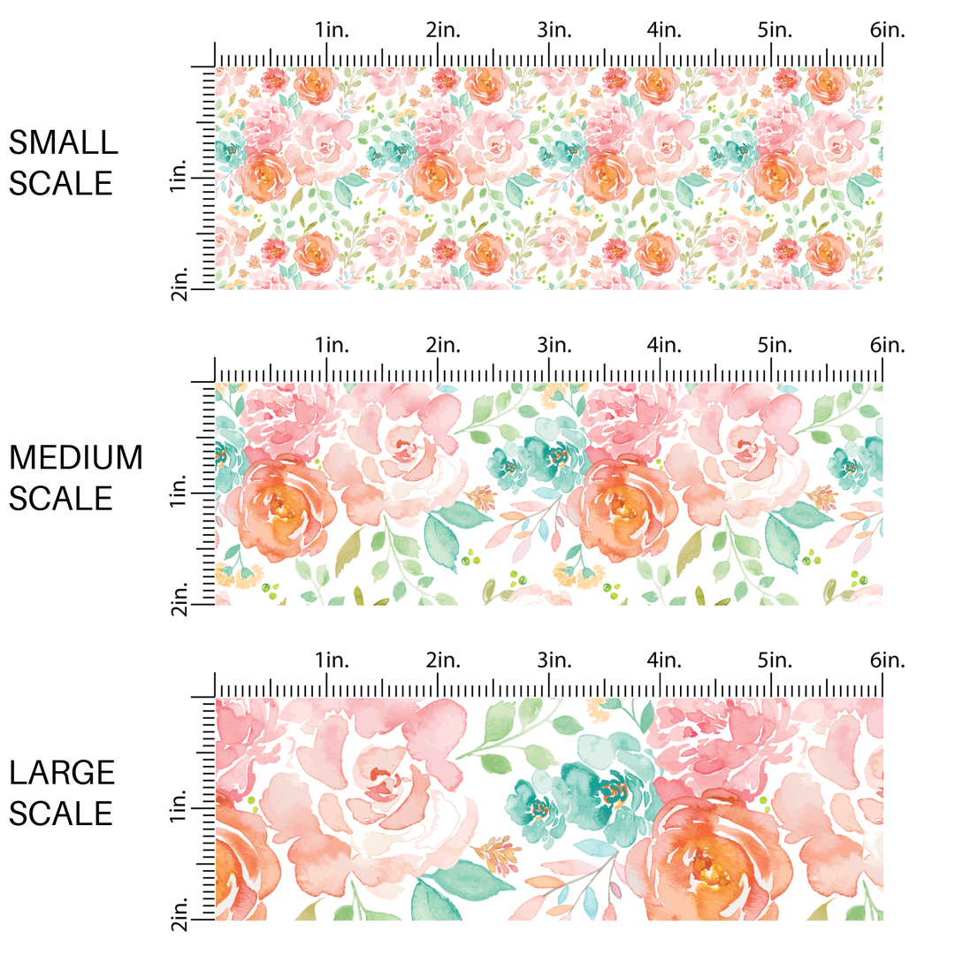 Tropical Peonies Fabric By The Yard