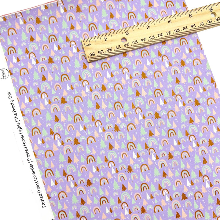 Frosted Forest Lights | The Peachy Dot | Faux Leather