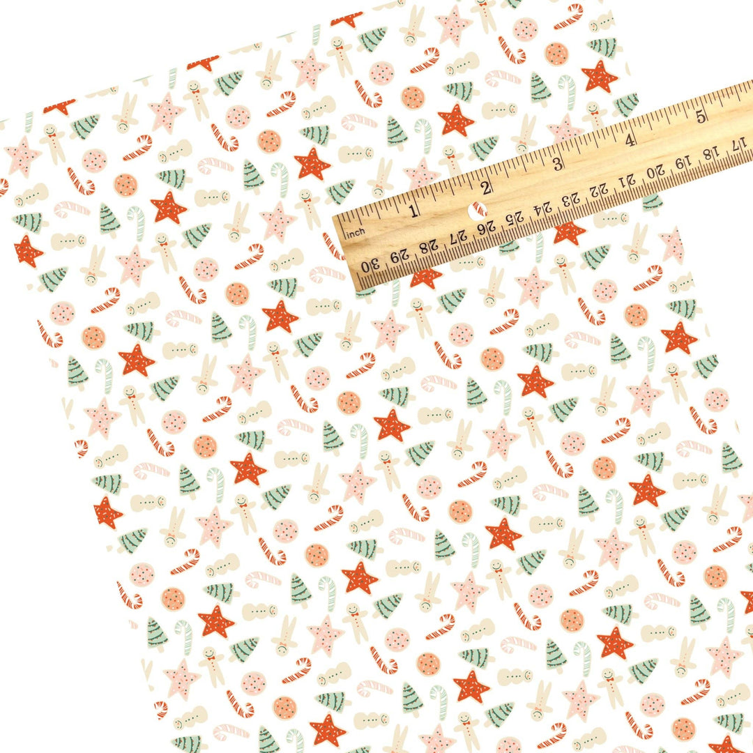 Festive Baking Faux Leather Sheets