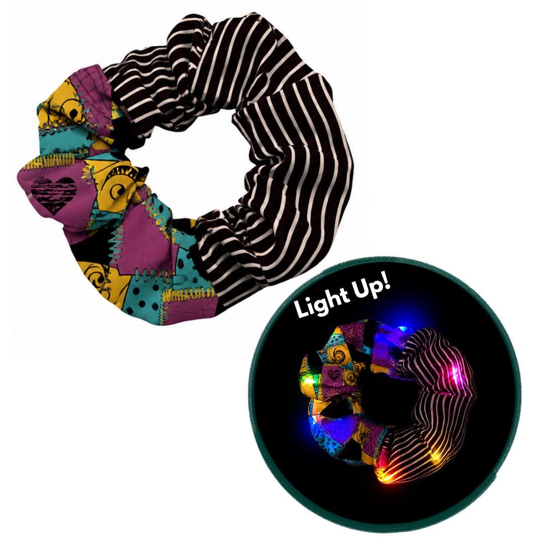 Stitches & Stripes Light Up Scrunchie