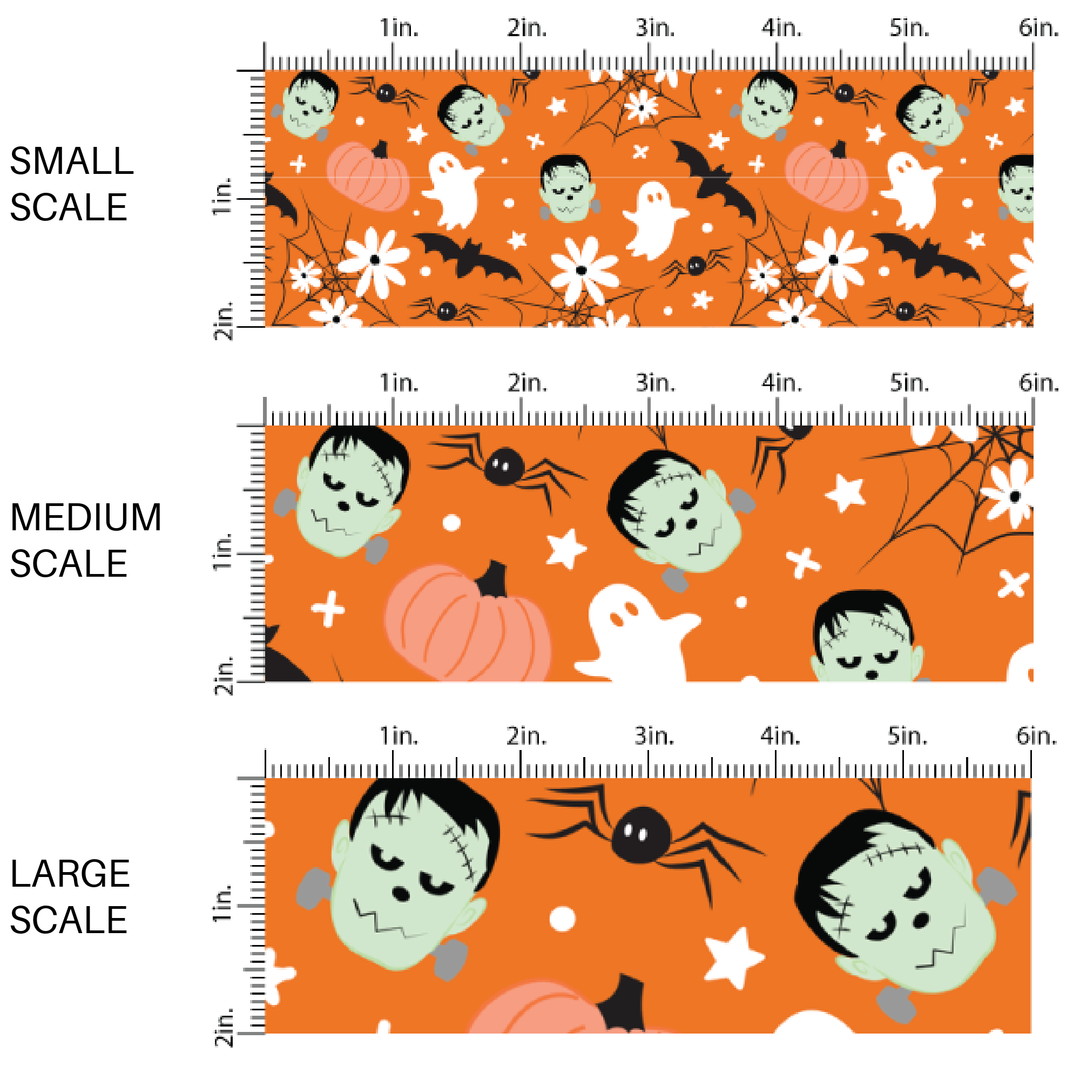 Frank and Ghouls Fabric By The Yard