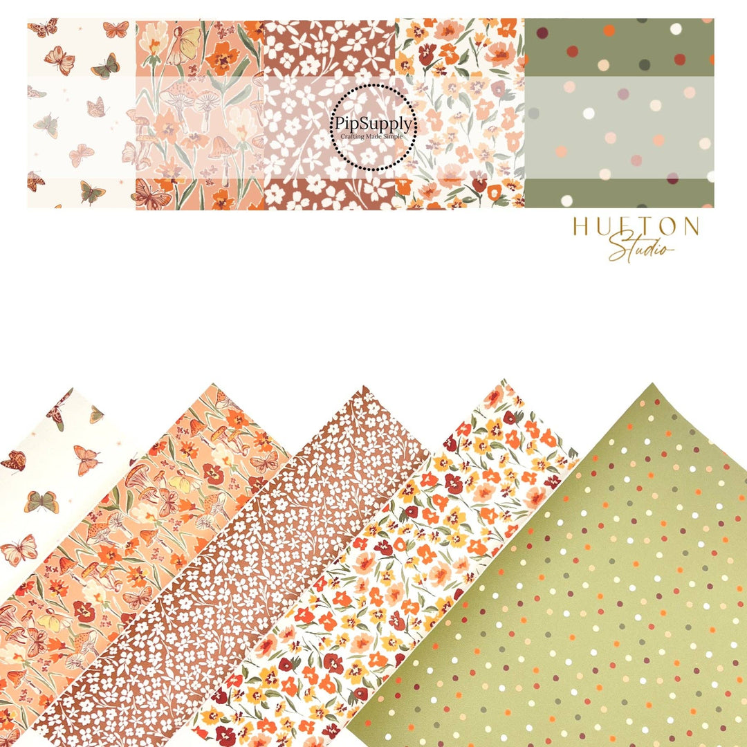 Butterfly Farm Faux Leather Sheets