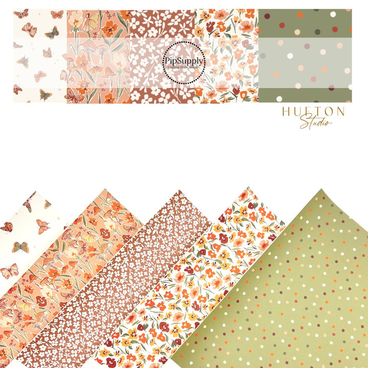 Butterfly Farm Faux Leather Sheets