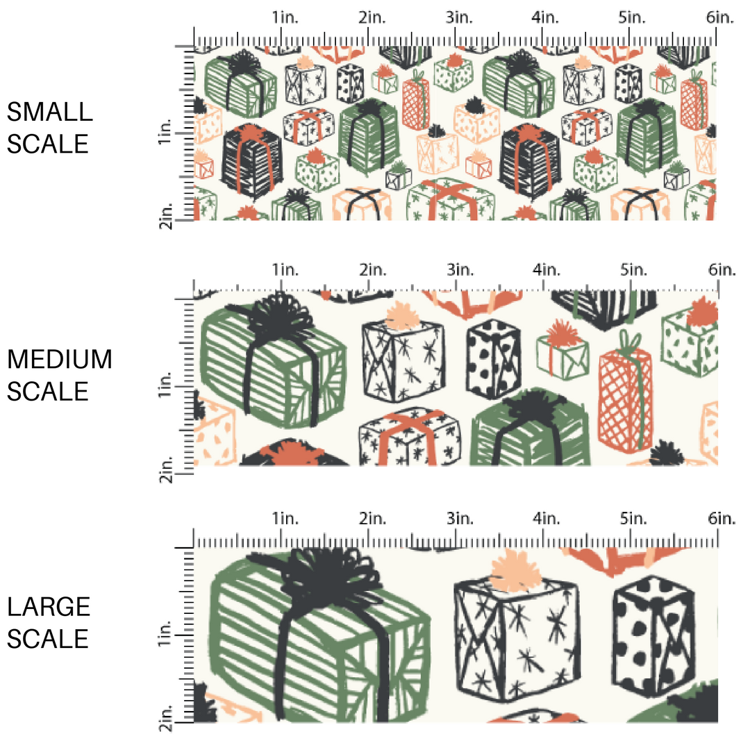 Wrapping Doodles Fabric By The Yard