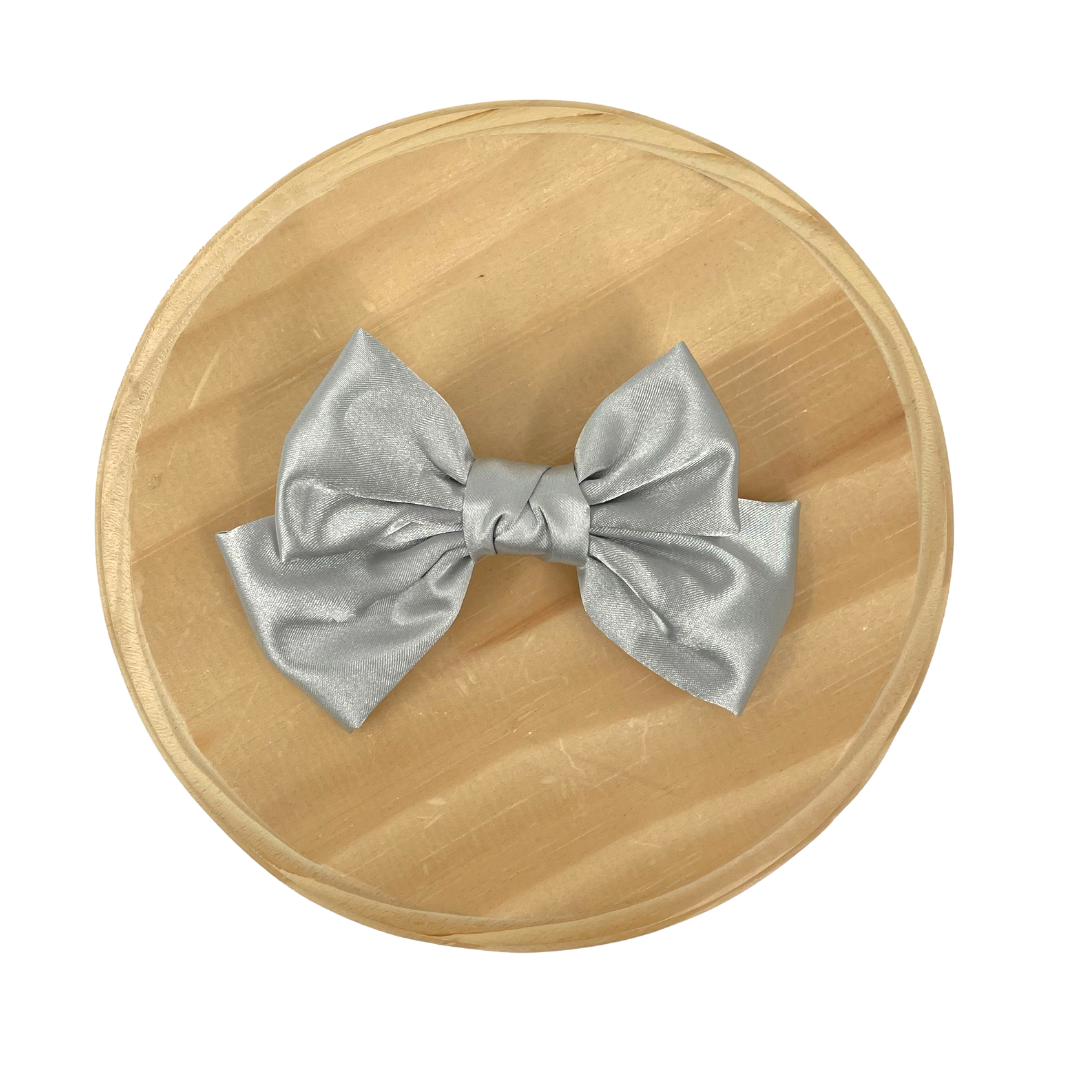 Small Satin Bow Hair Barrettes