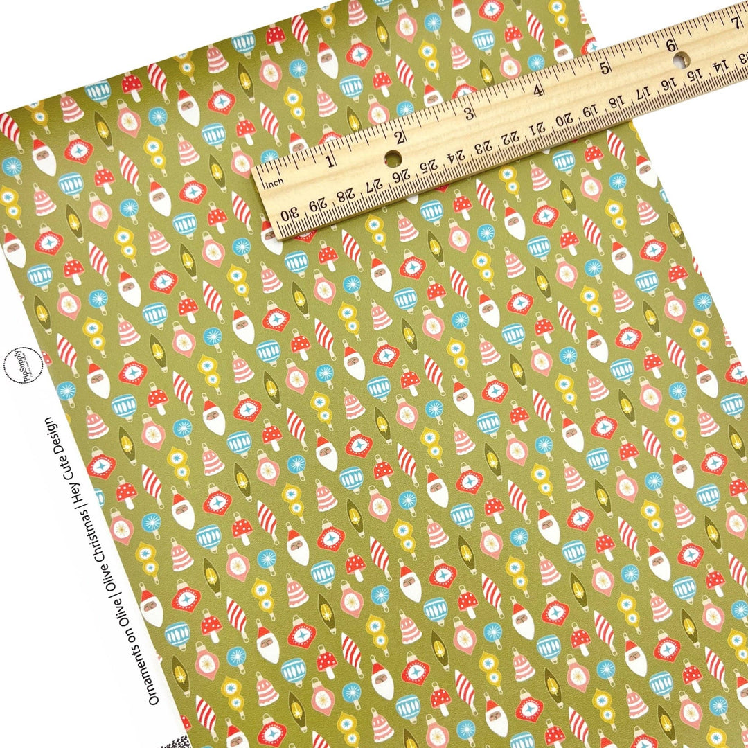 Olive Christmas | Hey Cute | Faux Leather