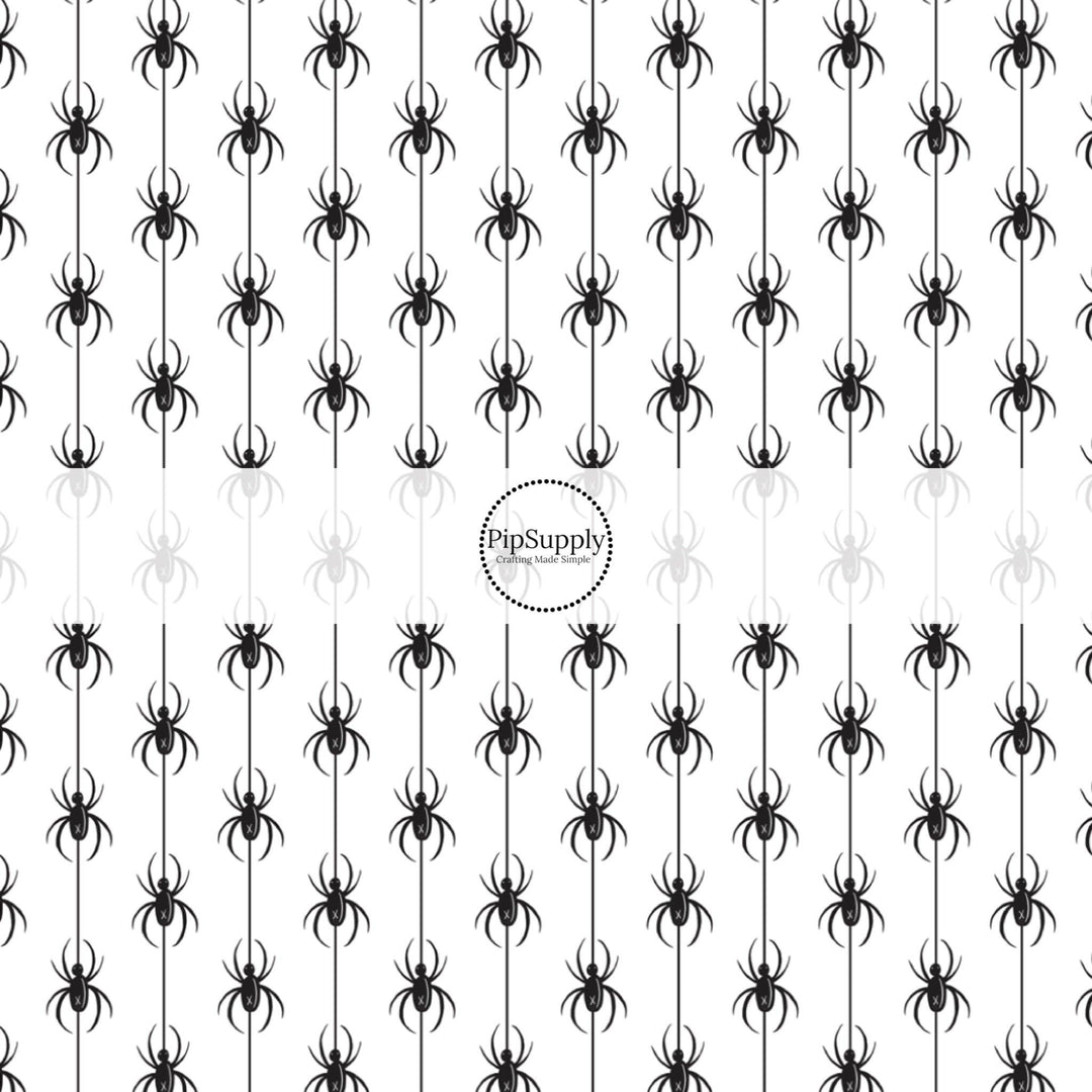 Spooky Spiders Hair Bow Strips