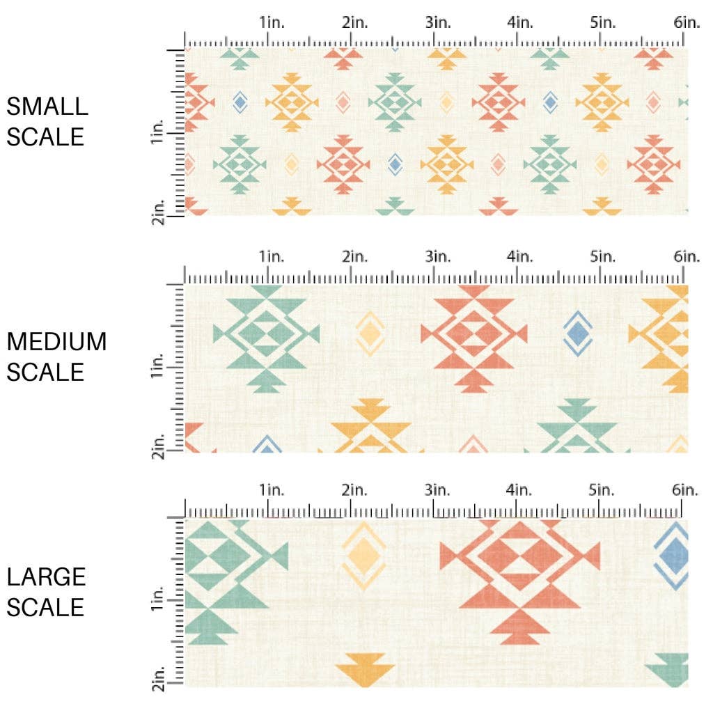Multi Highland Aztec Fabric By The Yard