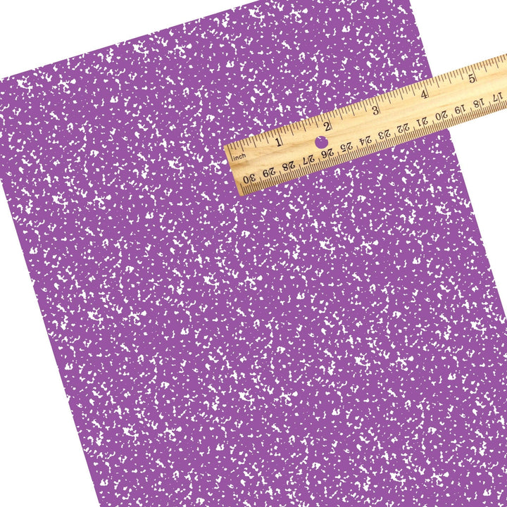 Bright Purple Composition Faux Leather Sheets