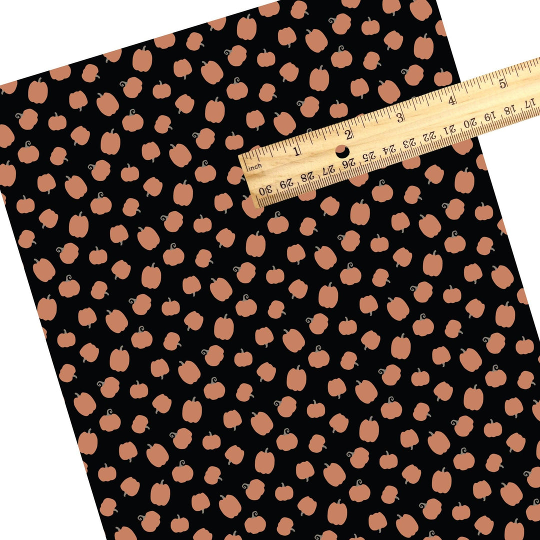 Gourds on Black Faux Leather Sheets
