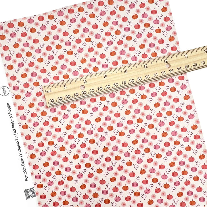 Pumpkin Pie Faux Leather Sheets
