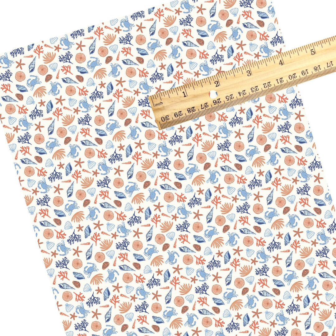 Shell Collector Faux Leather Sheets