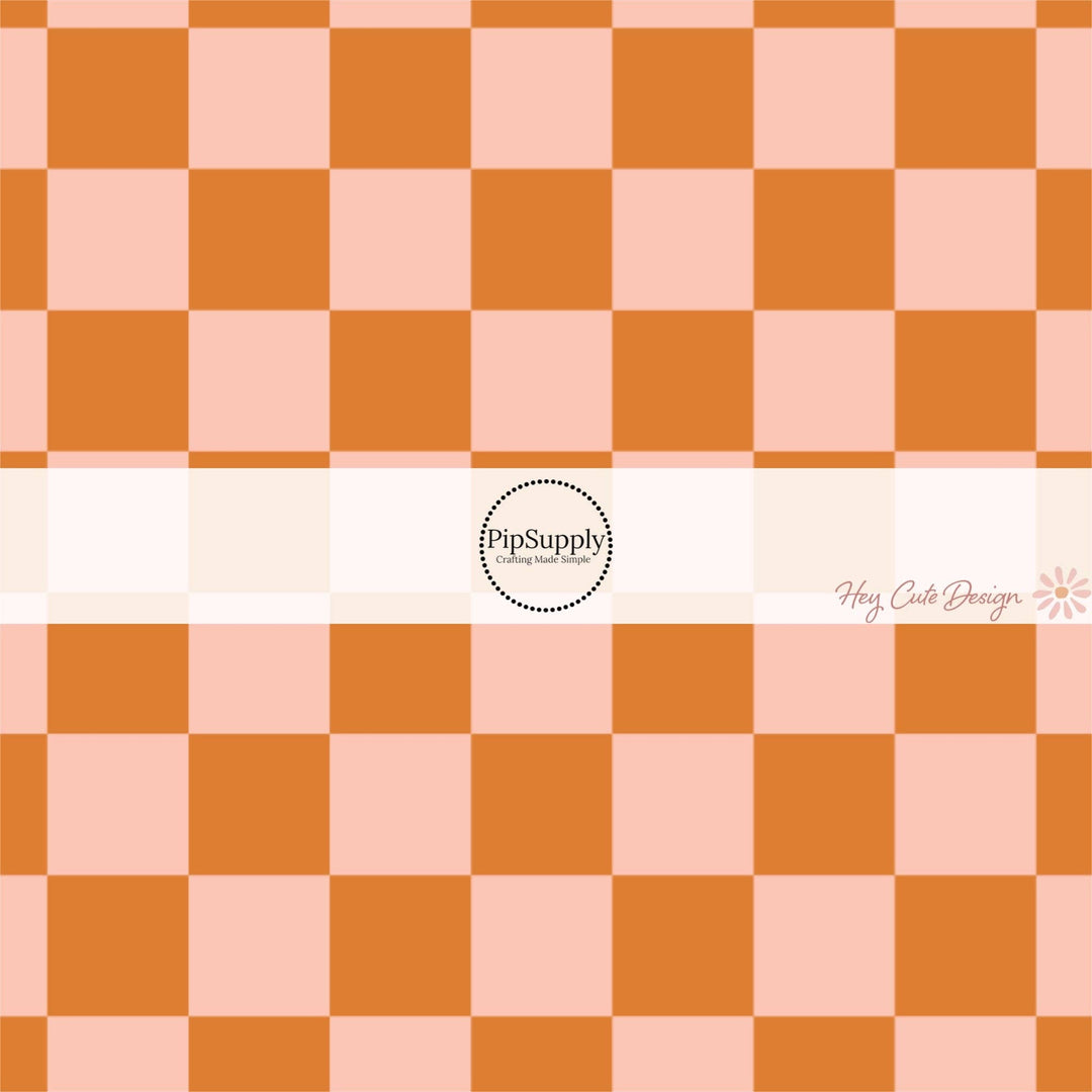 Autumn Harvest Checker Fabric By The Yard