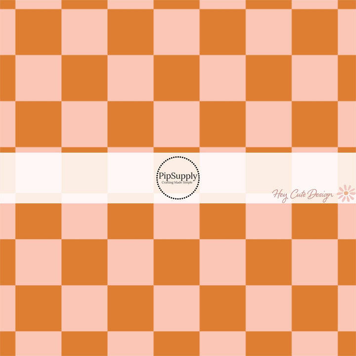 Autumn Harvest Checker Fabric By The Yard