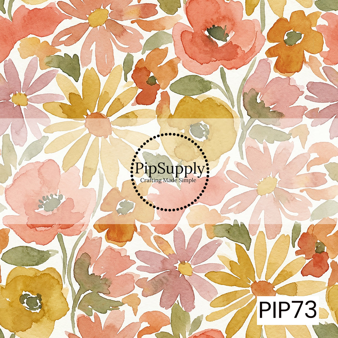 PIP73 - Golden Boho Flowers