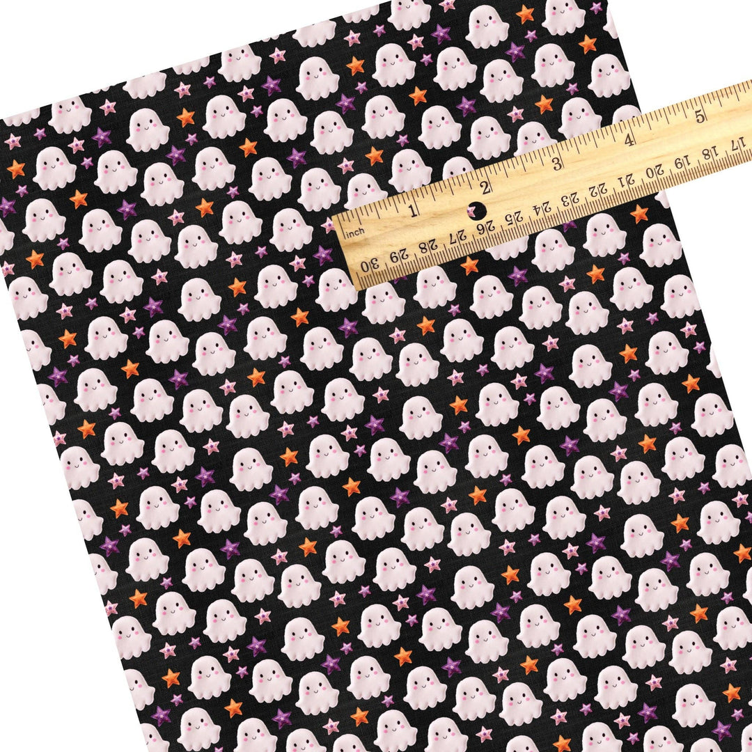 Faux Puff Ghosts Faux Leather Sheets