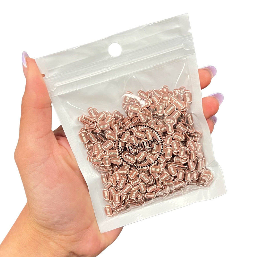 Football Confetti Loose CLAY Slices