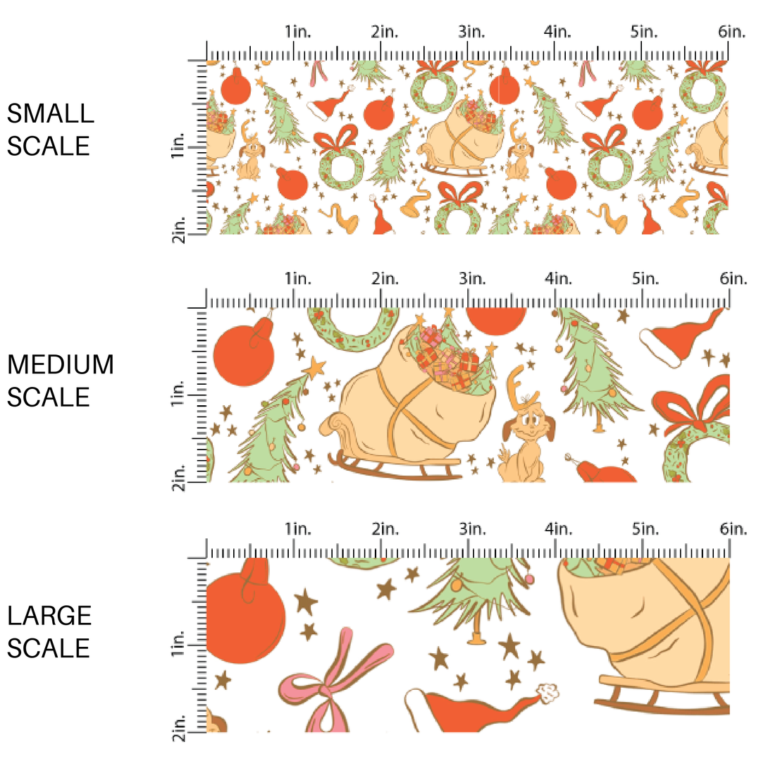 STOP Christmas Fabric By The Yard