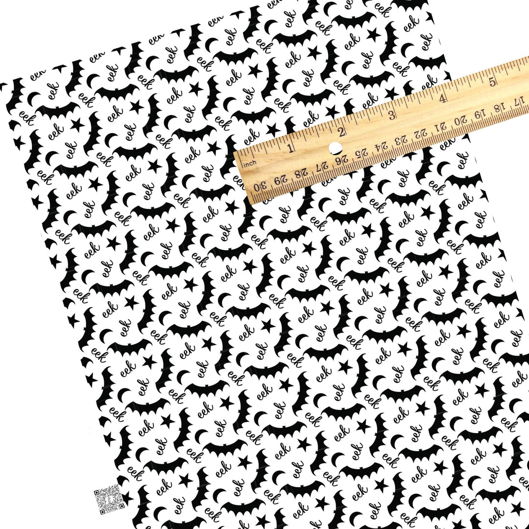 Eek Bats Faux Leather Sheets