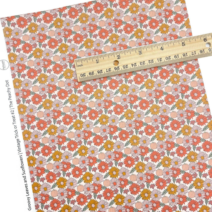 Vintage Trick Or Treat #2 | The Peachy Dot | Faux Leather Sheets