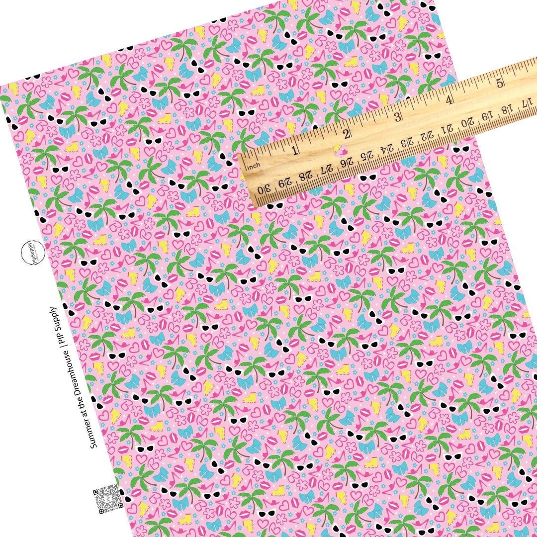 Summer At The Dreamhouse Faux Leather Sheets