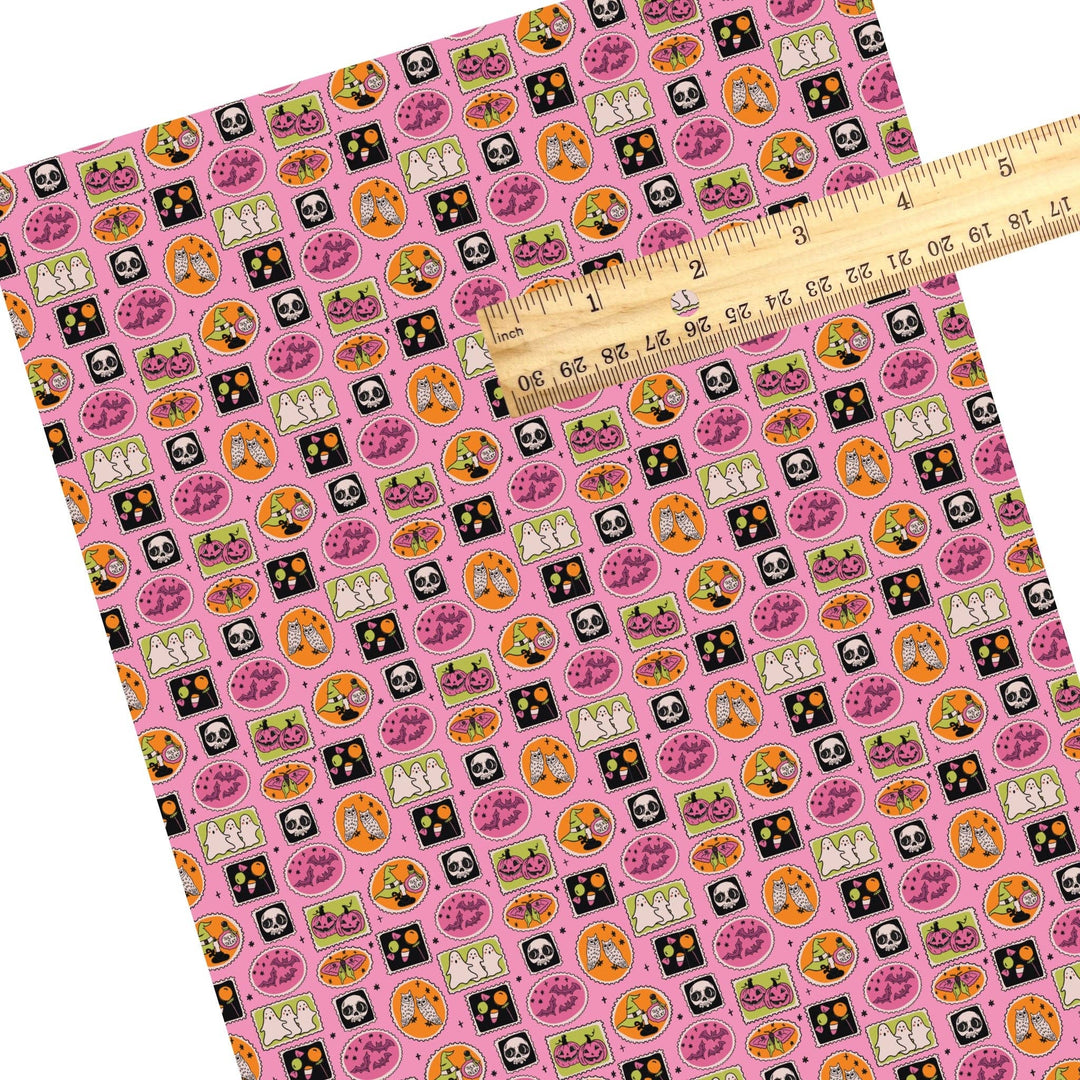 Spooky Stamps Faux Leather Sheets