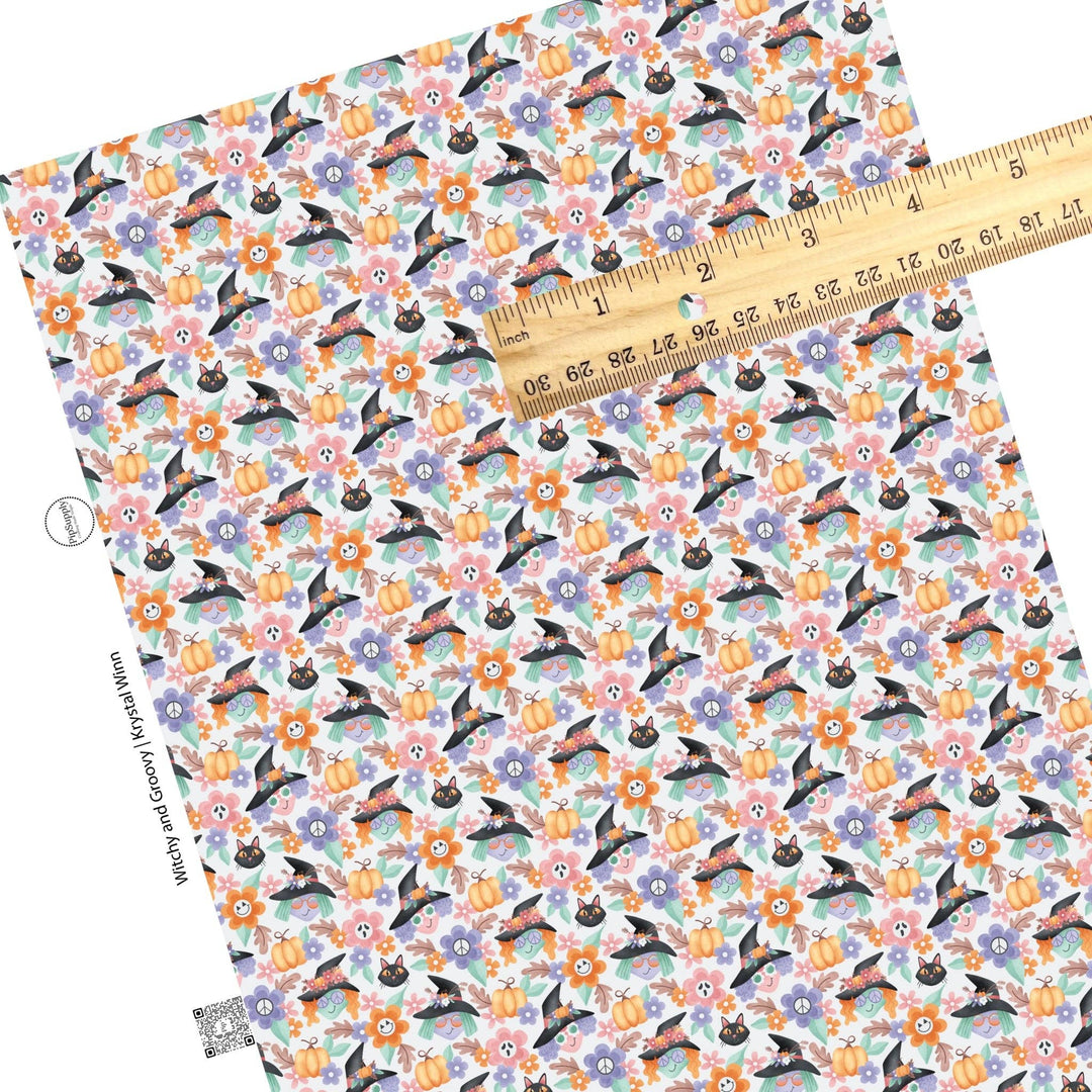 Witchy and Groovy Faux Leather Sheets
