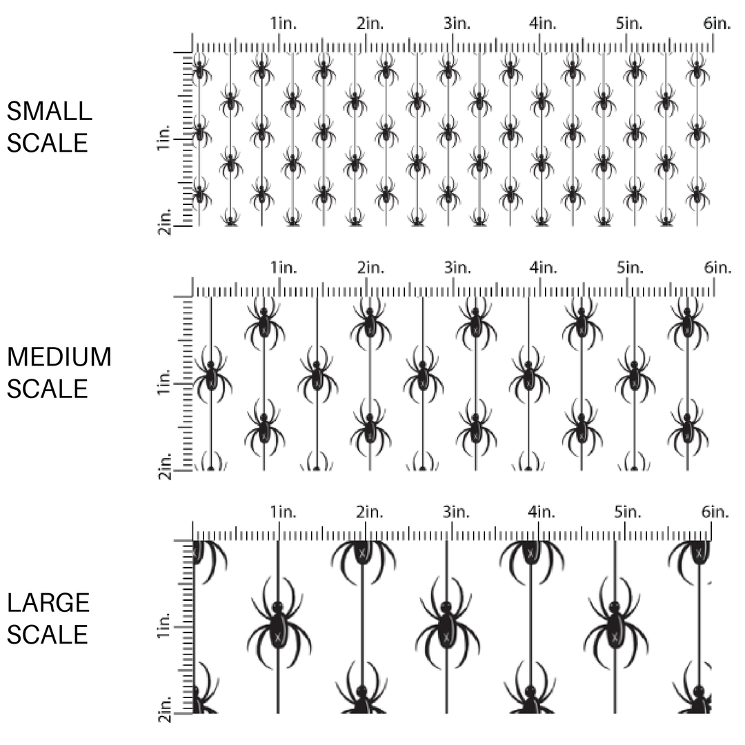 Spooky Spiders Fabric By The Yard