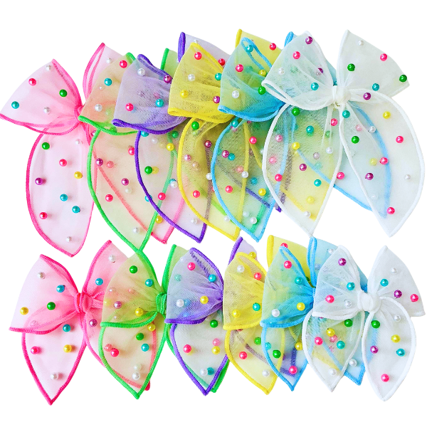 Dew Drop Dreams SAILOR  Hair Bow w/ Clip