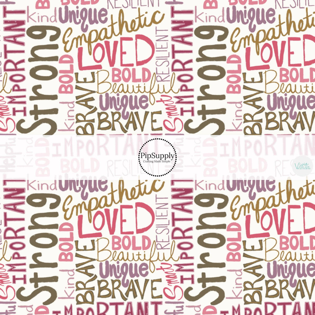 Berry Affirmations Fabric By The Yard