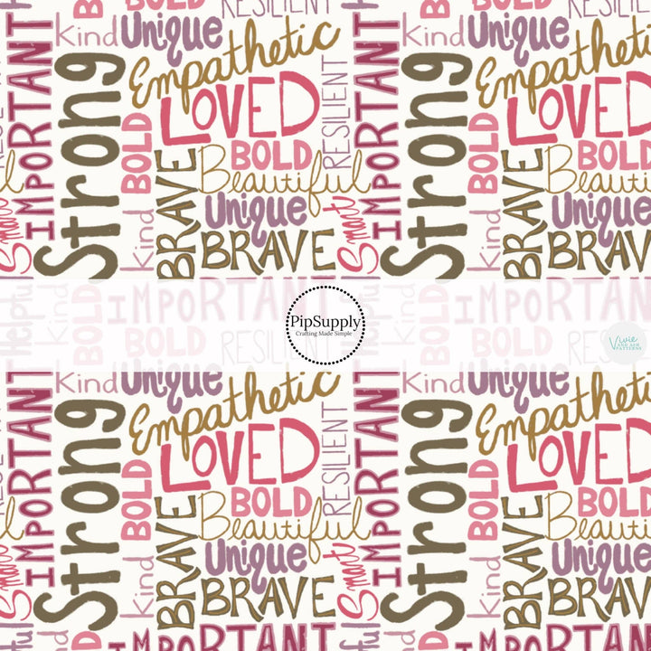 Berry Affirmations Fabric By The Yard
