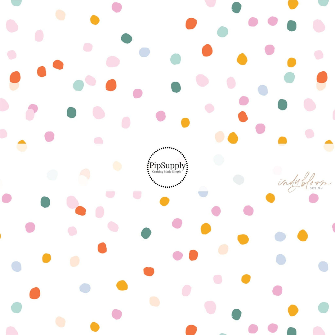 Sunkissed Multi Dots Hair Bow Strips