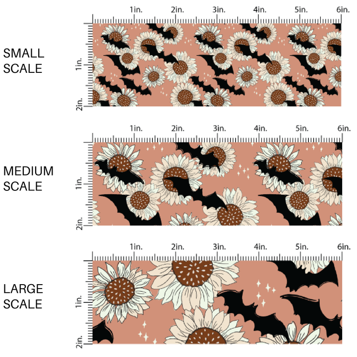 Bats And Sunflowers | Juniper Row | Fabric By The Yard