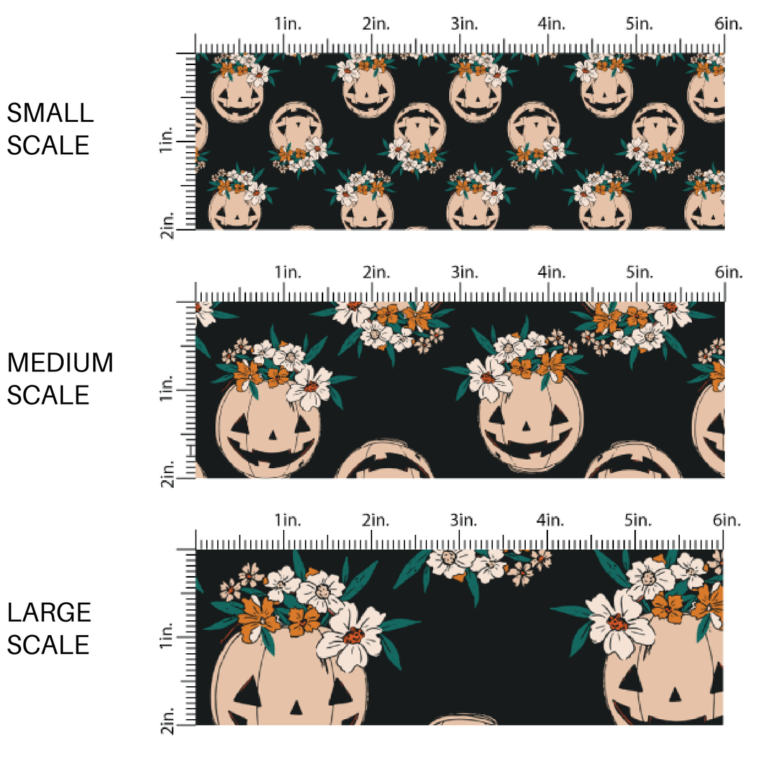 Beige Floral Jack Fabric By The Yard